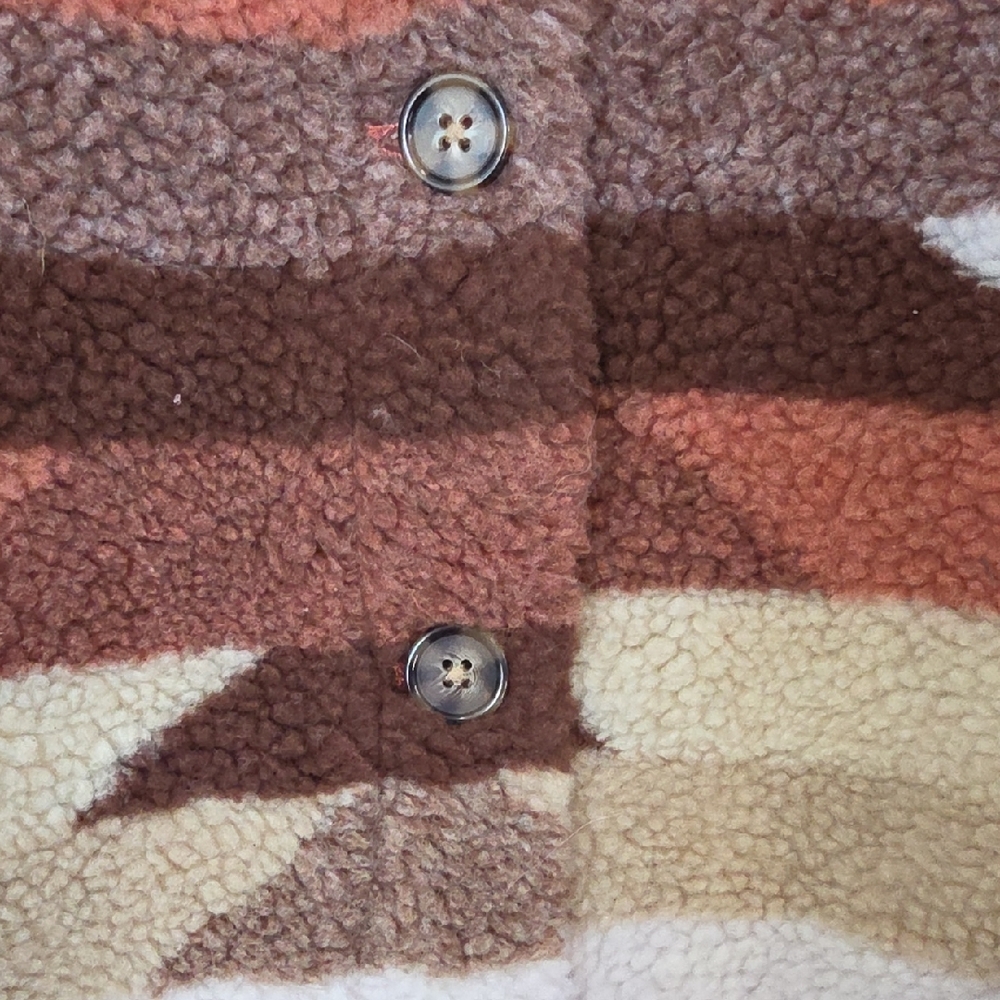 Idyllwind Multicolor Striped Teddy Jacket - Picture 6 of 6
